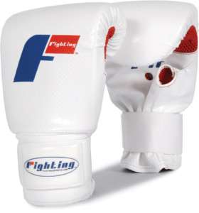Boxing Gloves Fighting Sports New White Fit Bag  
