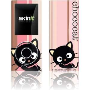  Chococat Pink and Brown Stripes skin for iPod Nano (4th 
