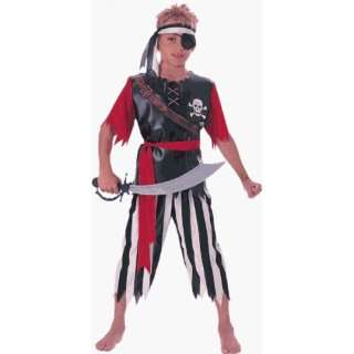  Childs Pirate King Costume (Size Large 12 14) Toys 