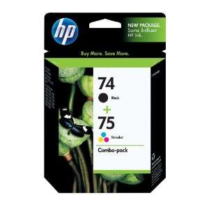  Hewlett Packard HP 74, 75 Ink Combo Pack (Includes 1 Each 