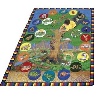Tree of Life Rug   10.75 Foot x 13.15 Foot Rectangle 