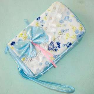 Cute Coin Change Purse Bag Wallet with Bow Lace Flowers  