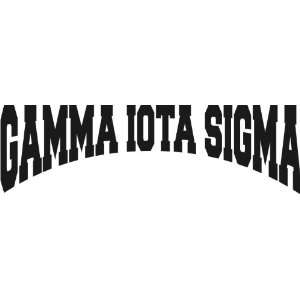  Gamma Iota Sigma Long Window Decal 