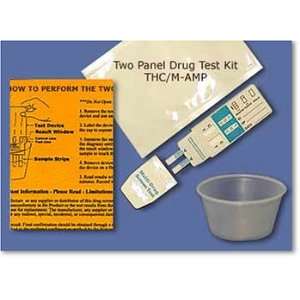 Two Substance Drug Test Kit (THC/ M AMP) Marijuana, Methamphetamines
