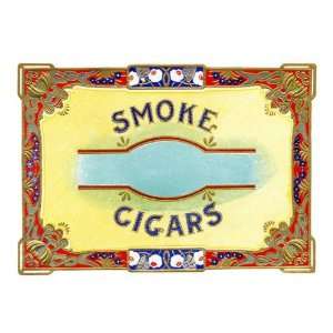Exclusive By Buyenlarge Smoke Cigars 12x18 Giclee on canvas  