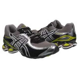 Athletics Asics Mens Gel Frantic 6 Granite/ Black/ Lime Shoes 