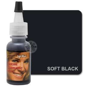 Soft Black EYELINER Permanent Makeup Pigment Cosmetic Tattoo Ink 1/2oz