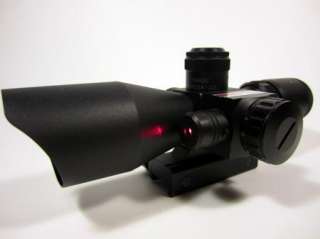 AR/.223/223 Tactical Compact 2.5 10x40 Red&Green Mil Dot Scope w/Red 