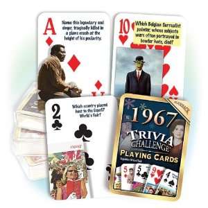  Flickback 1967 Trivia Playing Cards