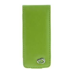  Premium Kroo Green Flip Melrose Leather Case with Clip 