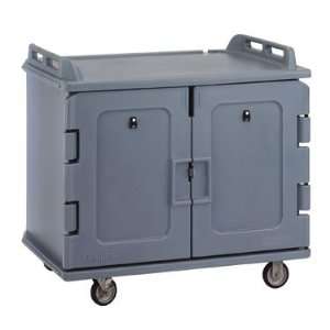  Meal Delivery Cart, Low Profile, 2 Doors, 2 Compartments 