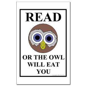  Owl Owl Mini Poster Print by  Patio, Lawn 