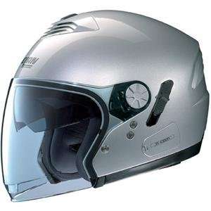   Nolan N43 Modular N Com Helmet   X Large/Platinum Silver Automotive