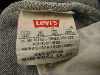 VINTAGE levis 501 0658 black jeans 38x34 Made in USA  