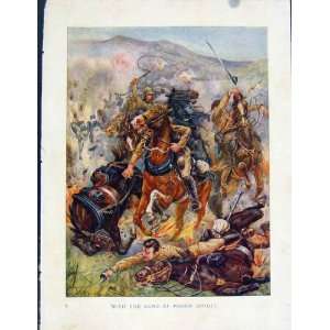 Boer War By Richard Danes Guns At Koorn Spruit Print 