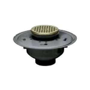 com Oatey 72132 PVC Adjustable Commercial Drain with 6 Inch BR Grate 