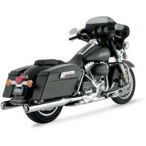 Vance & Hines Monster Slip On Mufflers   Rounds   Chrome with Chrome 