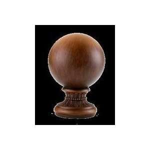  Jacobean finial for 2 1/4 inch wood curtain rods