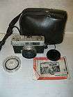 Vintage Konica C35 38mm Hexanon Film Camera w/ Case Manual & Extra 1A 