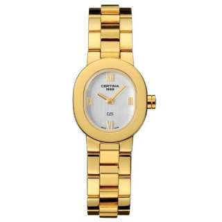   WOMENS GOLD PLATED JEWELRY WATCH C32271684614 / 322.7168.46.14  