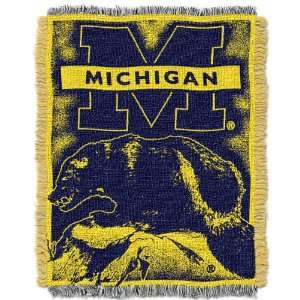  Michigan College Triple Woven Blanket 