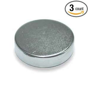 Industrial Grade 2VAK6 Disc Magnet, Rare Earth, 6.0 Lb, PK 3  