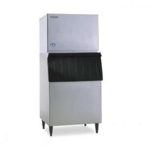 351MWH 30 Stainless Steel Modular Ice Maker with Half Sized Crescent 