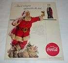 Coca Cola Santa Claus   Original   by Rushton  