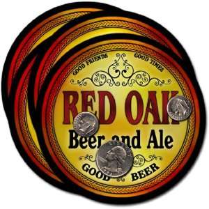  Red Oak, IA Beer & Ale Coasters   4pk 