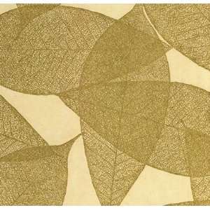  Thai Golden Leaves Paper  Cream 25x37 Inch Sheet Arts 