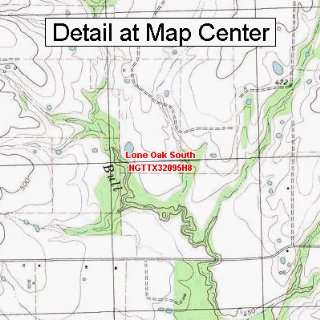   Map   Lone Oak South, Texas (Folded/Waterproof)