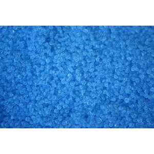  10 lbs Clear Blue Lexan plastic pellets beads sinking 3 mm 