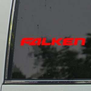  Falken Tires Red Decal Car Truck Bumper Window Red Sticker 