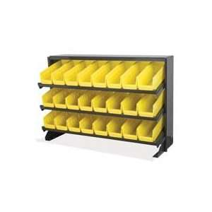  Akro Mills  Bench Pick Rack,3 Shelves,w/24 Bins,36x12 