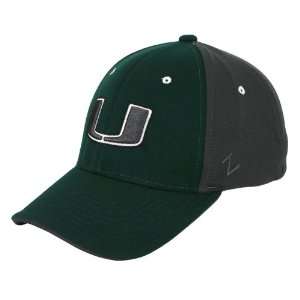  Zephyr Miami Hurricanes Tailgater ZFit Hat Sports 