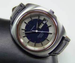 80S OMEGA SEAMASTER COSMIC 2000 TWOTONE DIAL DAYDATE MANS  