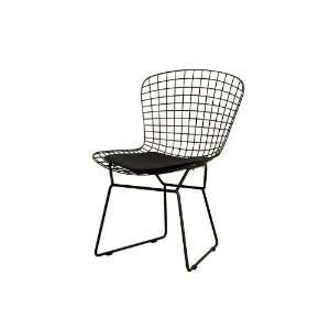  Bertoia Black Style Wire Side Chair
