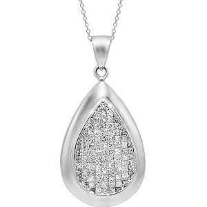   Womens Diamond Pear Shaped Pendant 2.50 Ctw Avianne & Co Jewelry