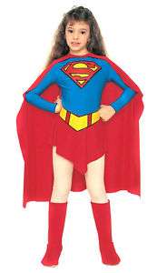 Child Small Girls Supergirl Costume   Superhero Superma  