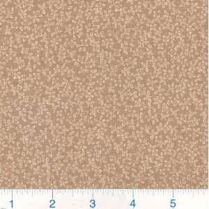  45 Wide Color My World Small Floral Khaki Fabric By The 