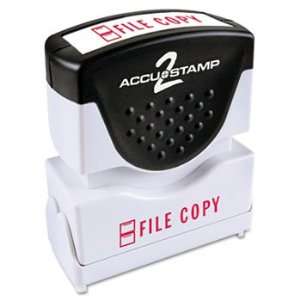  Accustamp2 Shutter Stamp with Microban, Red, FILE COPY, 1 