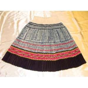 Vintage Miao Hand MadeEmbroidered Skirt 