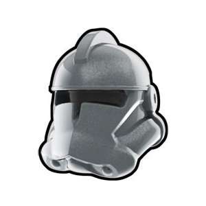  Silver Commander Helmet   LEGO Compatible Minifigure Piece 