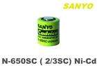 SANYO Akku N 650SC ( 2/3SC) Ni Cd und