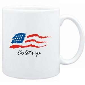    Mug White  Colstrip   US Flag  Usa Cities