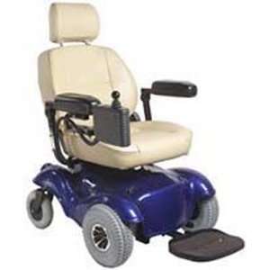 `Wheelchair Powerchair Alante Blue W/Front Wheel Drive 