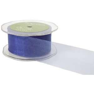   May Arts 3 Inch Wide Ribbon, Blue Purple Sheer Arts, Crafts & Sewing