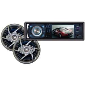 Absoltue DMR 390TPKG 3.5 Inch In Dash TFT/LCD Multimedia Player with 6 
