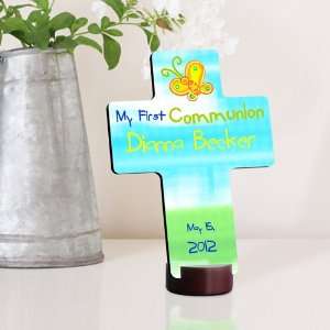  Personalized Cross for First Communion   Sunshine and 