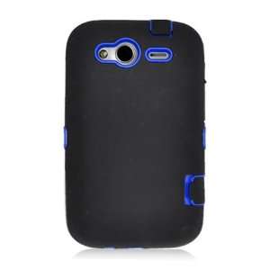  HTC Marvel / Wildfire S Armor Case   Blue/Black (Package 